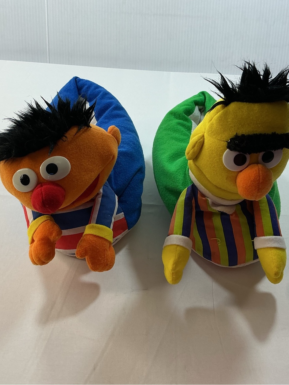 Sesame Street Plush Ernie & Bert Pair — Orange, Yellow, Blue, Green